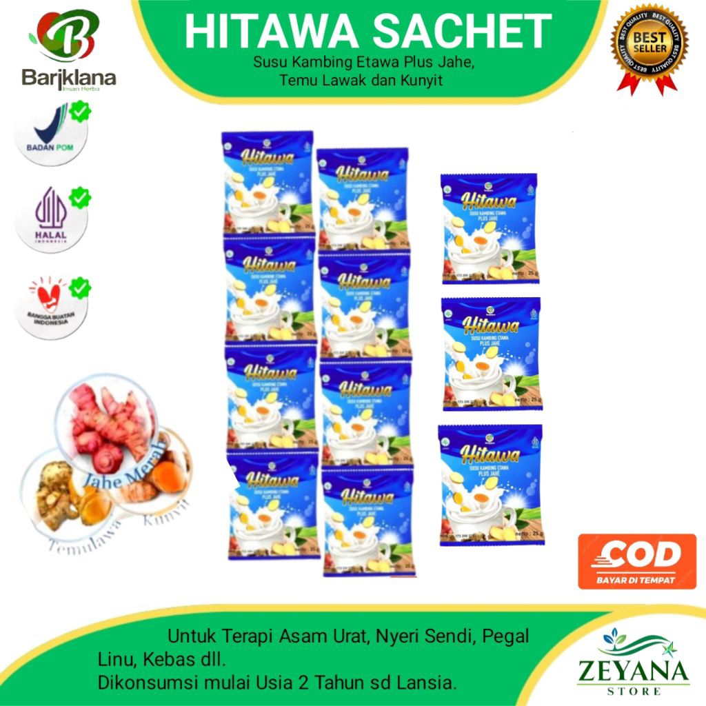 Jual Susu Kambing Etawa Plus Jahe Hitawa 25gr – Imun Booster Redakan ...