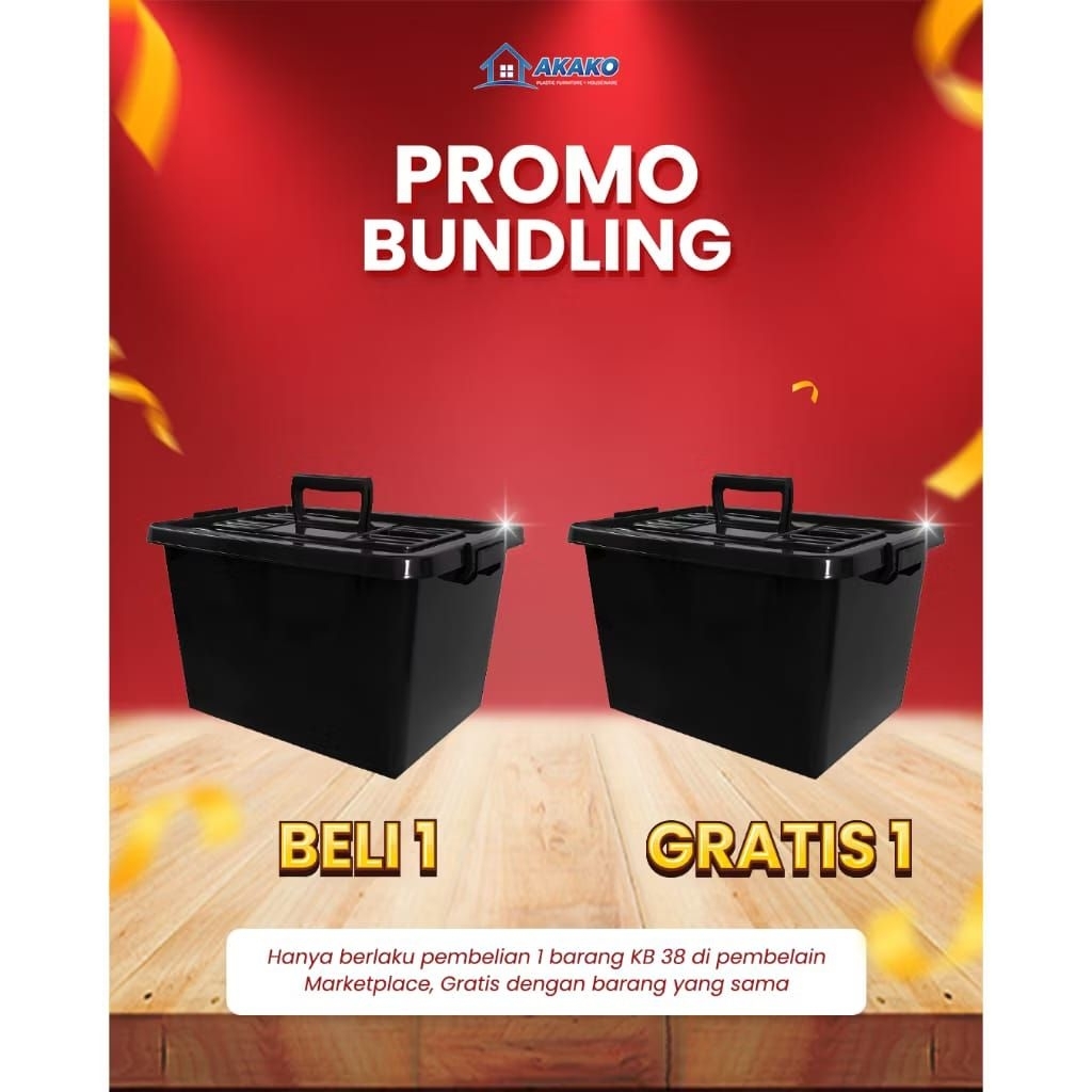 Jual Tool box. Box kontainer plastik kode SB - 33 Hongta & KB - 38 ...