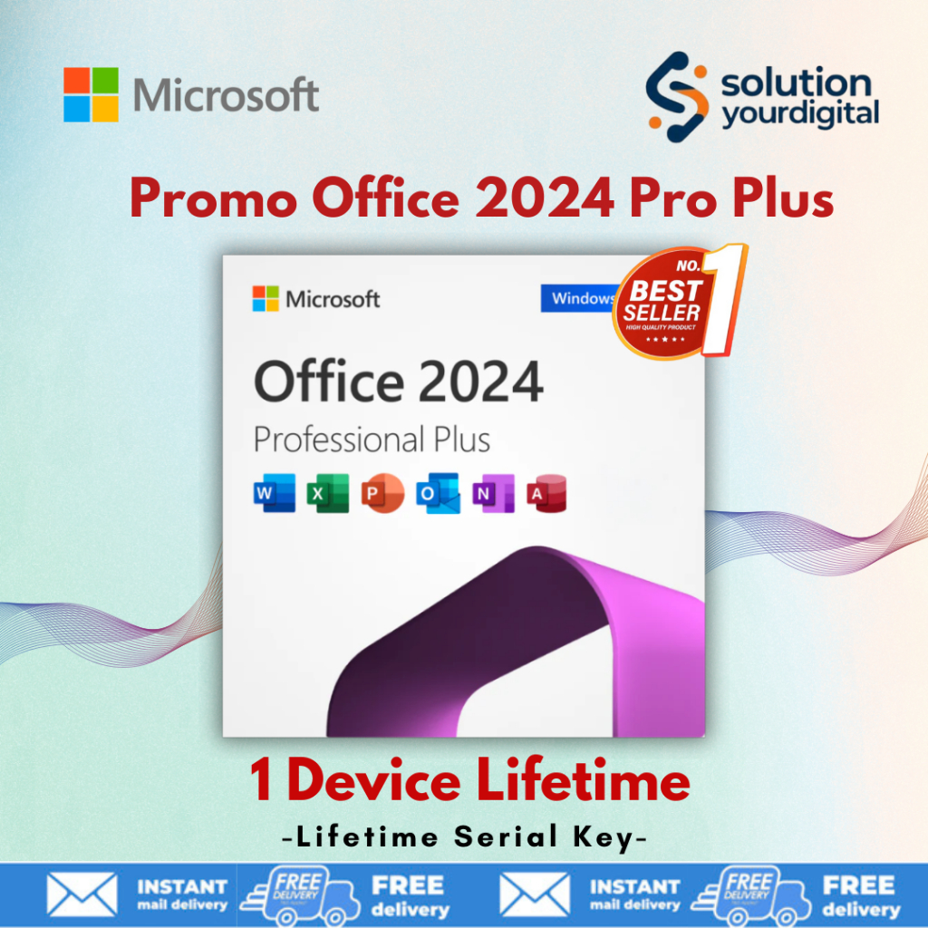 Jual PROMO Microsoft Office 2024 Professional Plus Lifetime Serial Key ...
