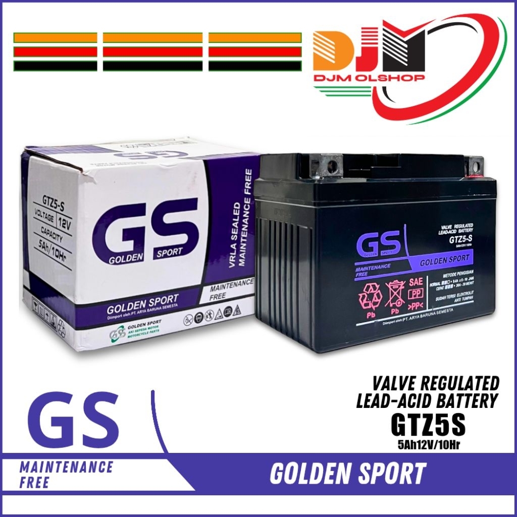 Aki Gel Jupiter Z1 Mio j Byson Vixion R15 GTZ5S Golden Sport