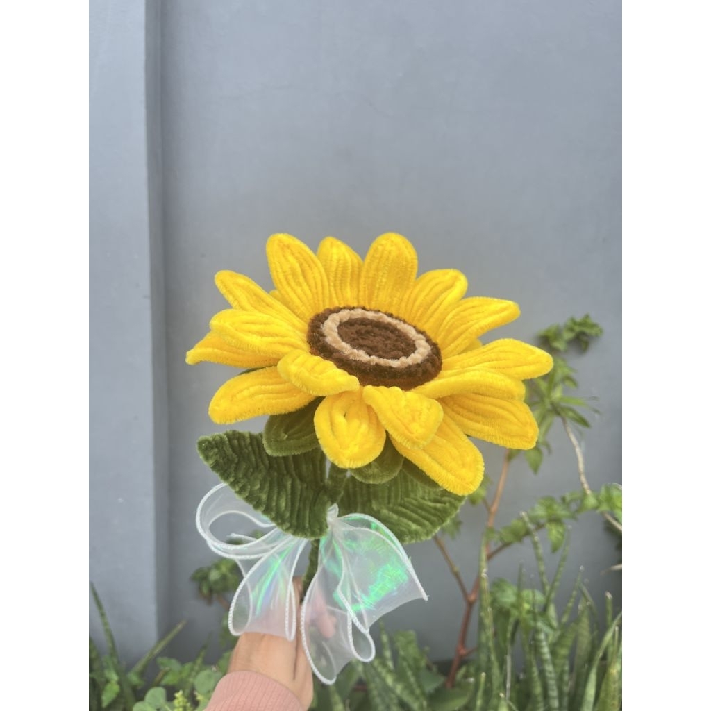 Jual Sunflower Jumbo Handmade - Bunga Kawat Bulu | Shopee Indonesia