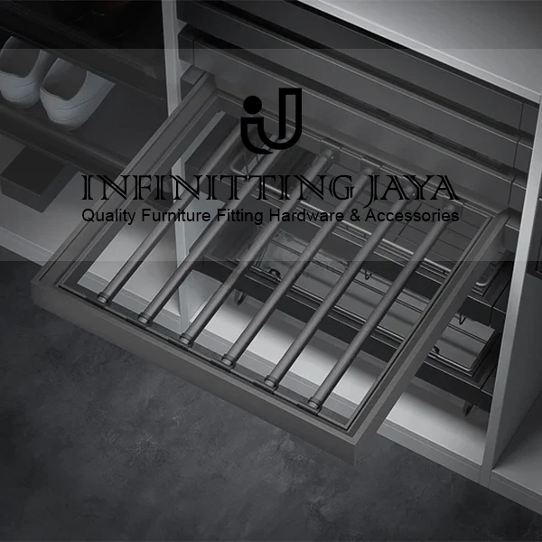 Jual Trouser Rack Aluminium IDF Untuk Lemari Pakaian | Shopee Indonesia