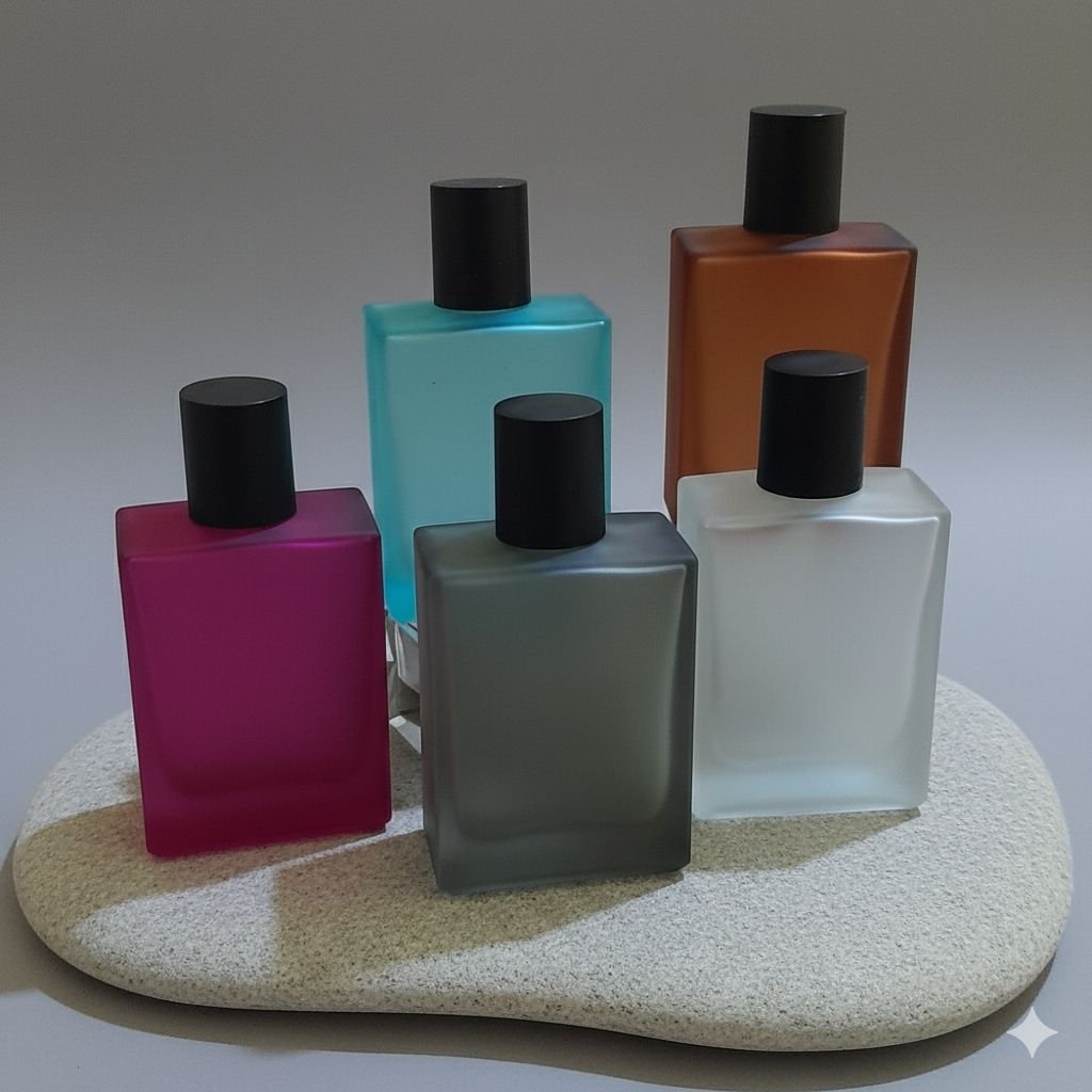 Jual Botol Parfum HRMS 50ML doff Botol kaca tampilan menarik type semi ...