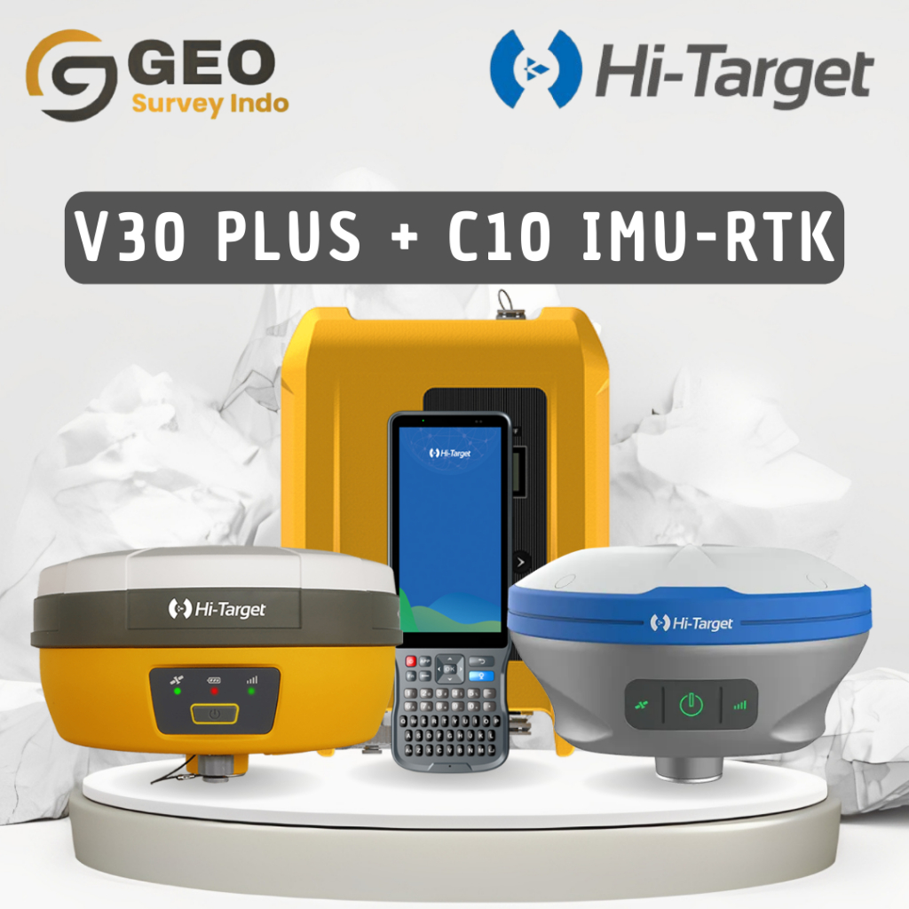 Jual GPS Geodetik Paket GNSS RTK Hi-Target V30 Plus Base + Hi-Target ...