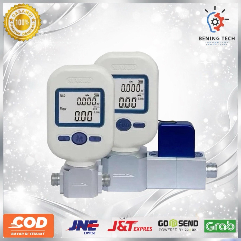 Jual Flow Meter Gas MF5708 Air Flowmeter Tester Digital Oxygen Nitrogen ...