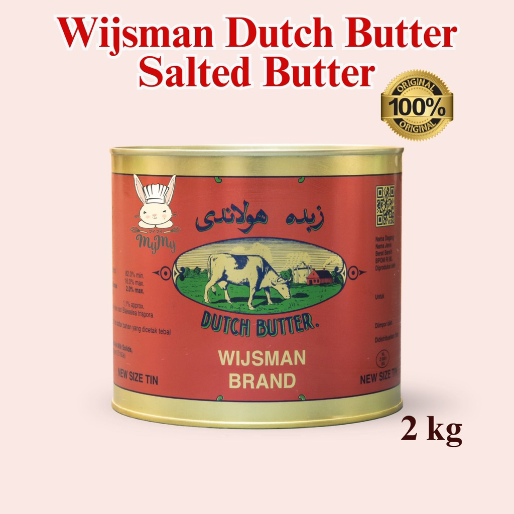 Jual [READY] Wisman Butter Dutch Original 2270 gram Mentega Wysman ...