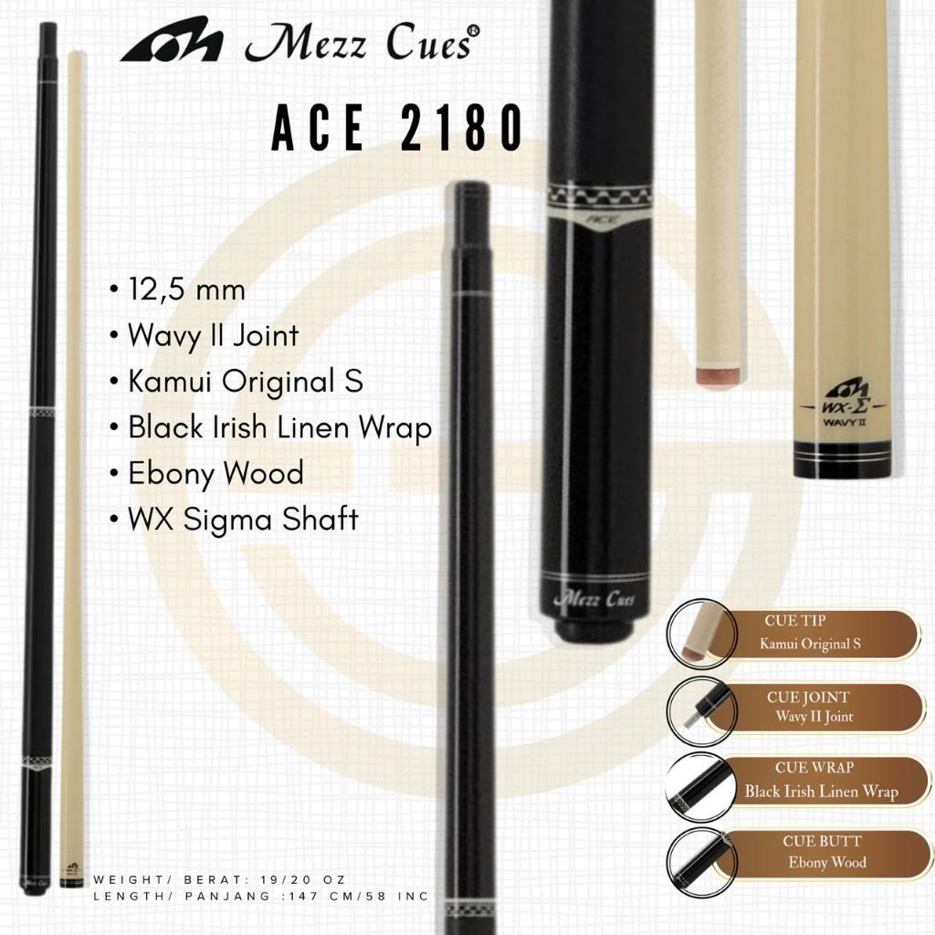 Jual Mezz Cue ACE 2180 Wavy II -Wx Sigma Shaft New | Shopee Indonesia