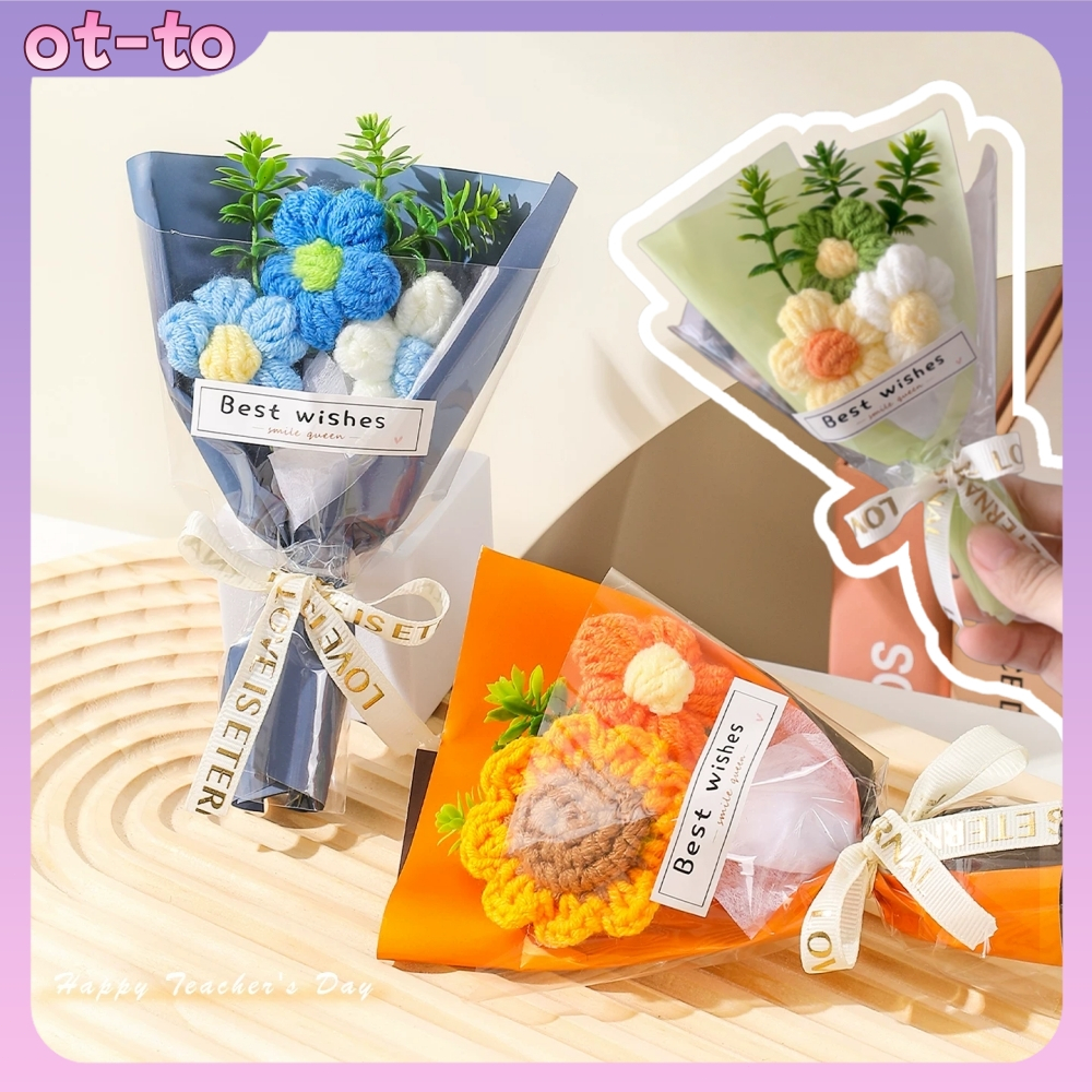 Jual Buket Bunga Rajut Mini Crochet - Buket Wisuda, Hadiah Ulang Tahun ...