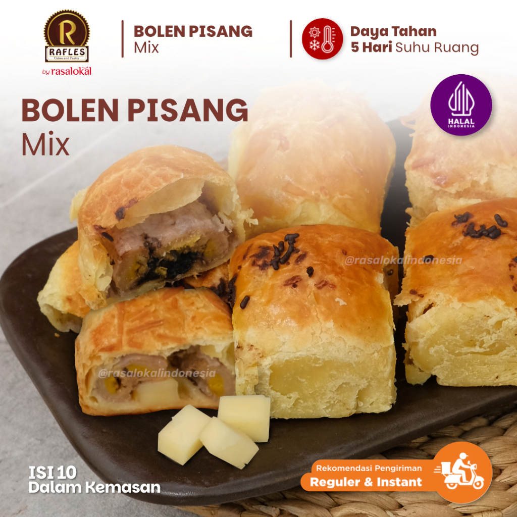 Jual Rafles Bolen Pisang Mix by Rasalokal | Shopee Indonesia