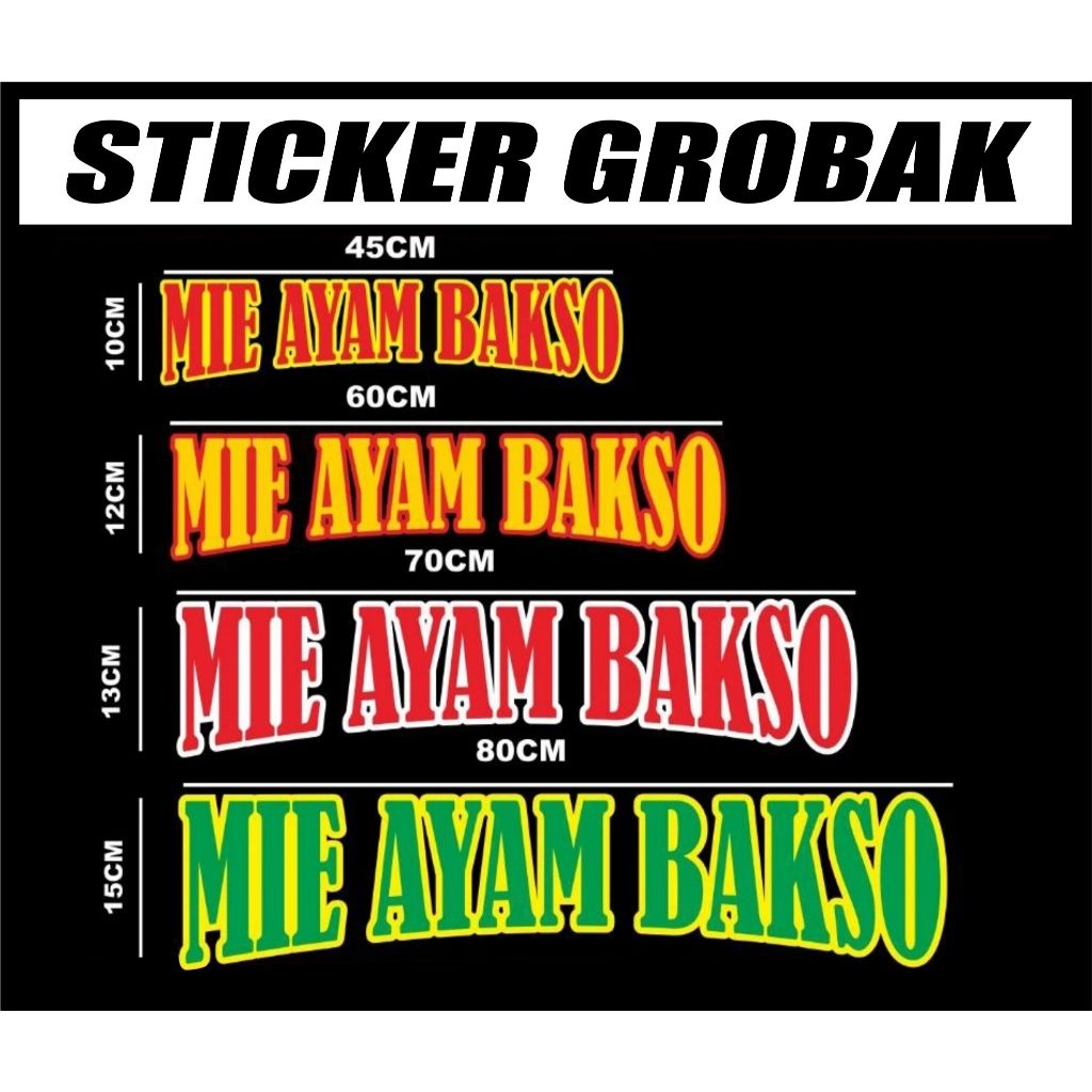 Jual STIKER GROBAK / STIKER KACA USAHA / CUSTOM STICKER KACA GROBAK ...