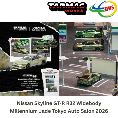 Jual T64G-061-MJ - Tarmac Works 1/64 Nissan Skyline GT-R R32 Widebody ...