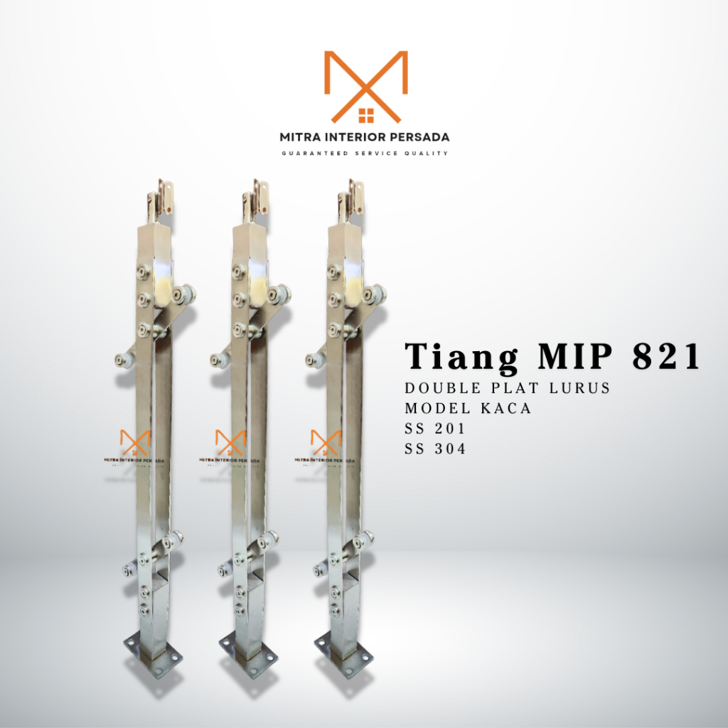 Jual TIANG DOUBLE PLAT LURUS RAILING TANGGA STAINLESS SS 201 SS 304 ...