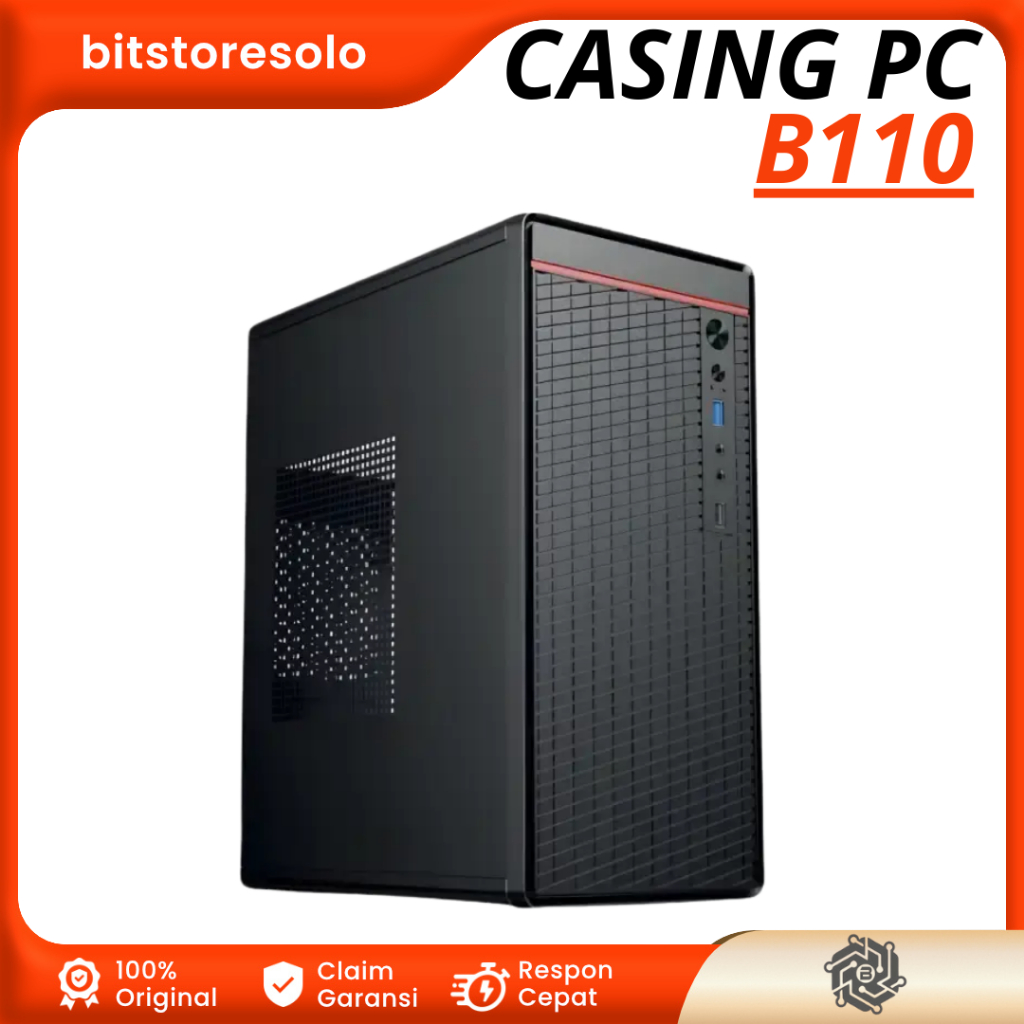 Casing PC Case PC Office Bezzera B110 Micro ATX Mini ITX + PSU 500W USB 3.0