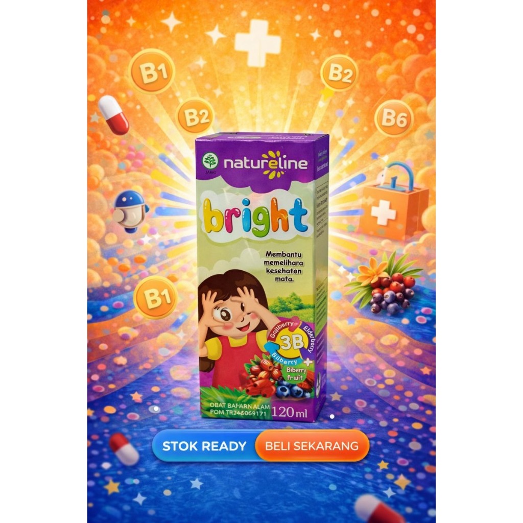 Jual NATURELINE BRIGHT SYRUP 120 ML BOTOL | Shopee Indonesia