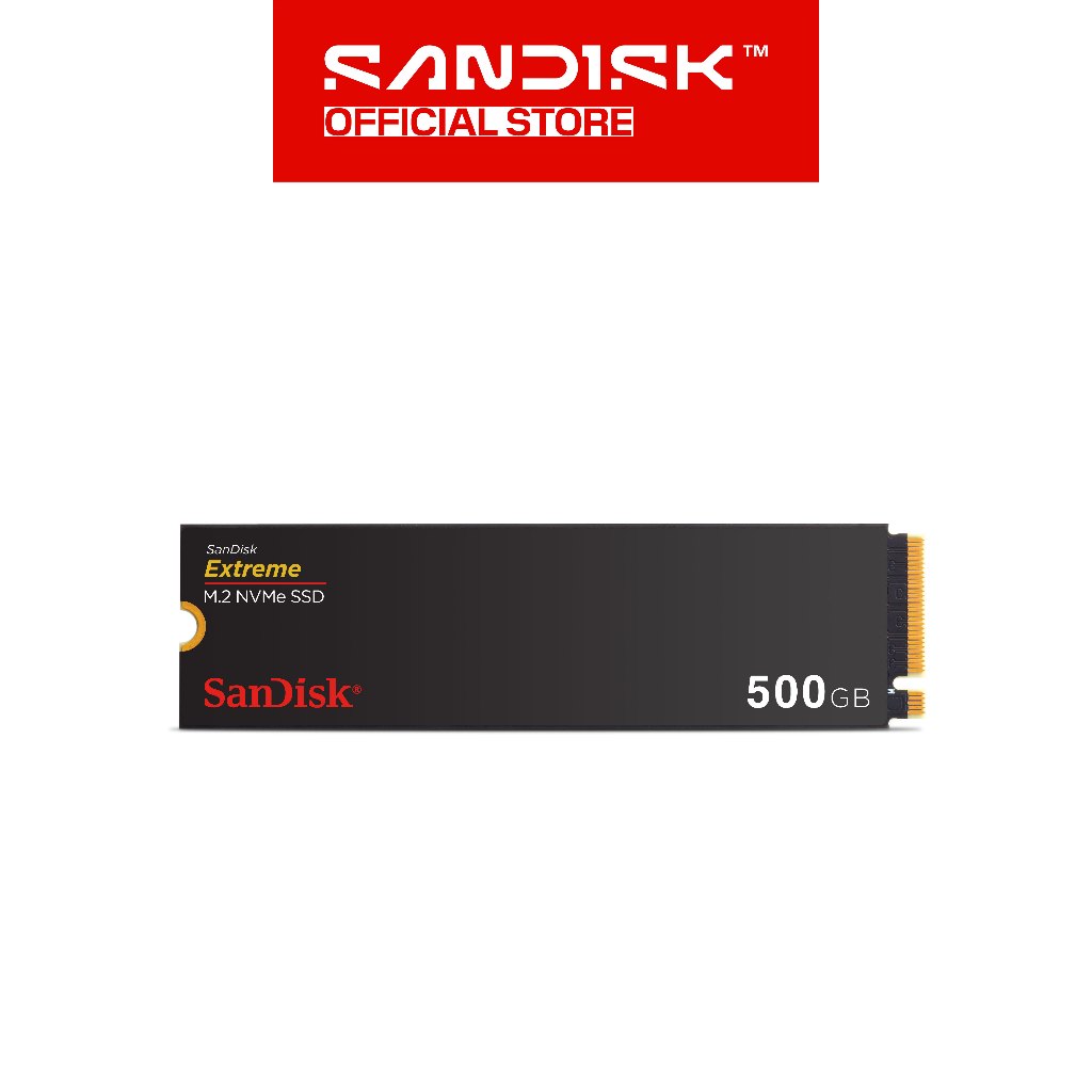 SANDISK SSD Internal Extreme M.2 500GB / 1TB / 2TB NVMe PCIe Gen 4.0 (Up to 5000 / 5150MB/s) (2)