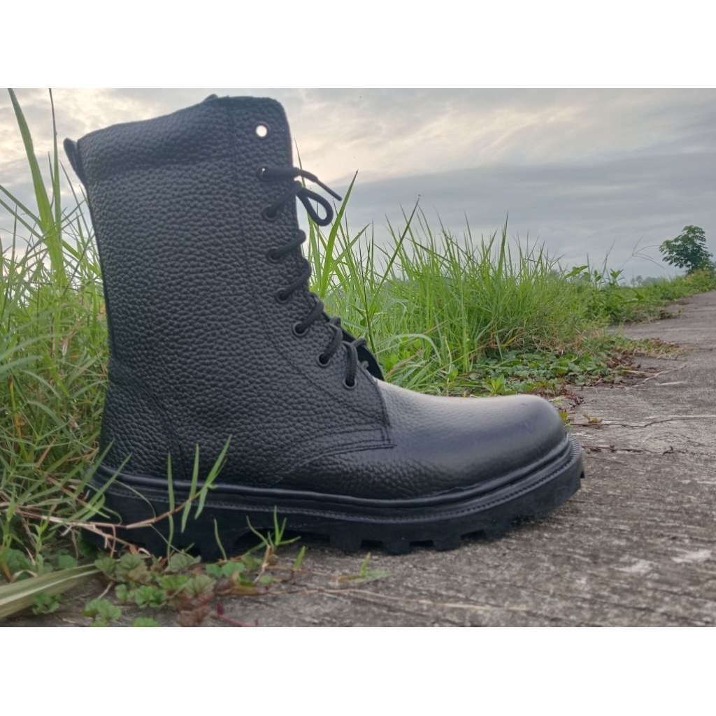 Jual SEPATU PDL KULIT JURUK ASLI TNI AD POLRI SATPOL PP SCURITY BANSER ...