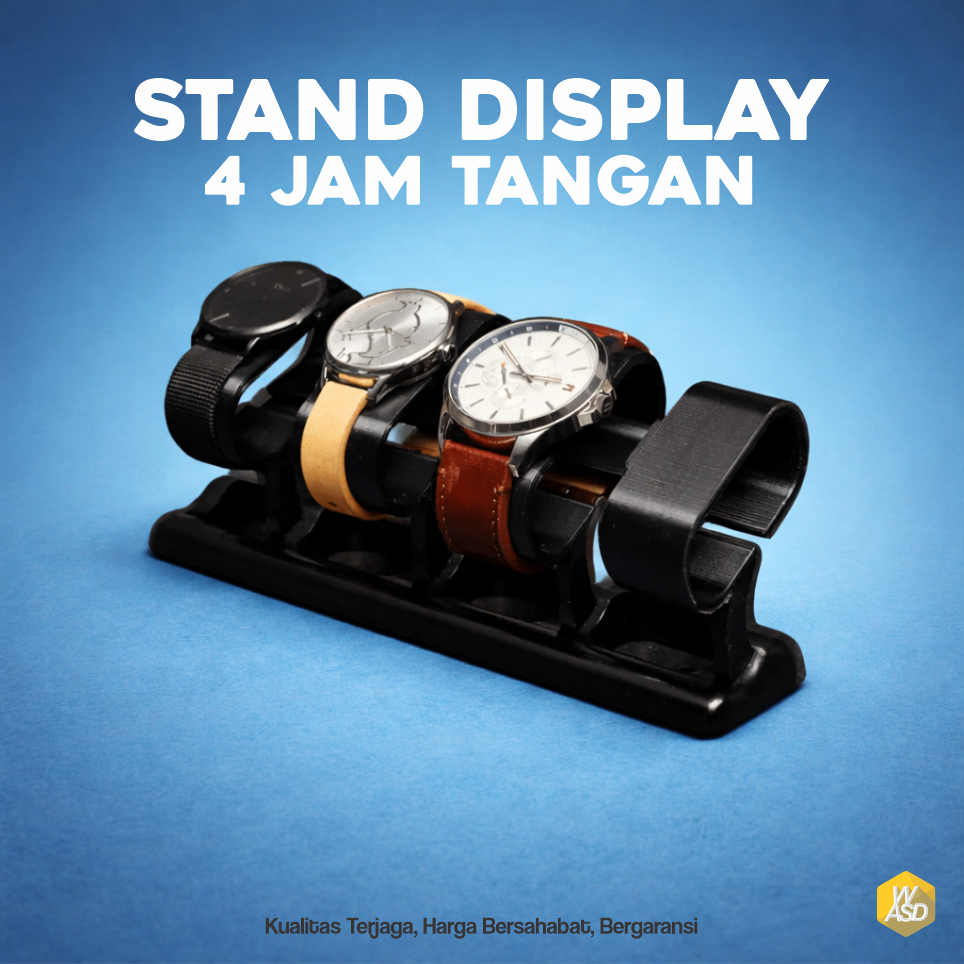 Jual Dudukan Stand Display Jam Tangan 4 Slot – Dudukan Jam Minimalis ...