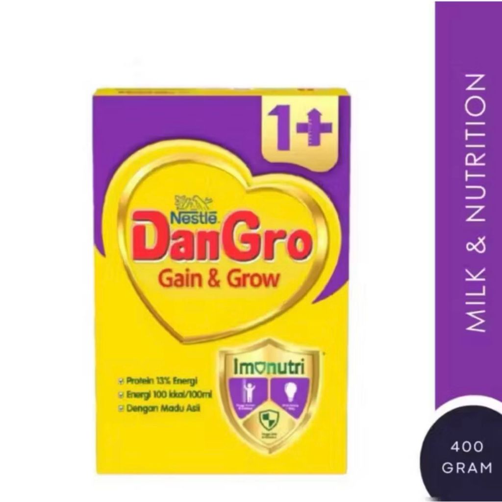 Jual Dangro Gain & Grow 1+ Susu untuk Kejar Tumbuh Anak usia 1+ (400 ...