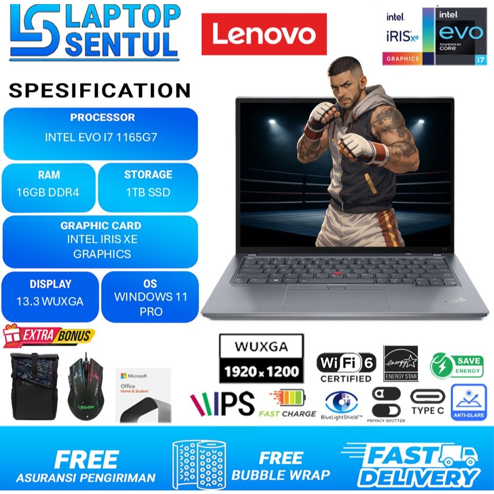 Jual Lenovo Thinkpad X13 Gen 2 intel Core i7 Gen 11 RAM 16 GB SSD 1 TB ...