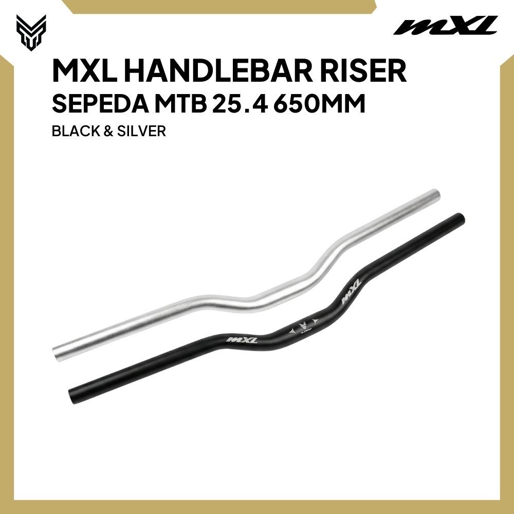 Jual MXL Handlebar Low Riser Setang Setir Gagang Sepeda MTB 25.4 650MM ...