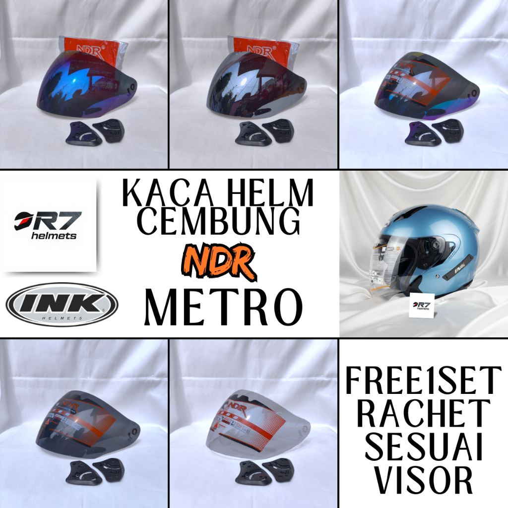 Jual Kaca Helm INK METRO Visor Helmet CEMBUNG venom open ink centro 2 ...