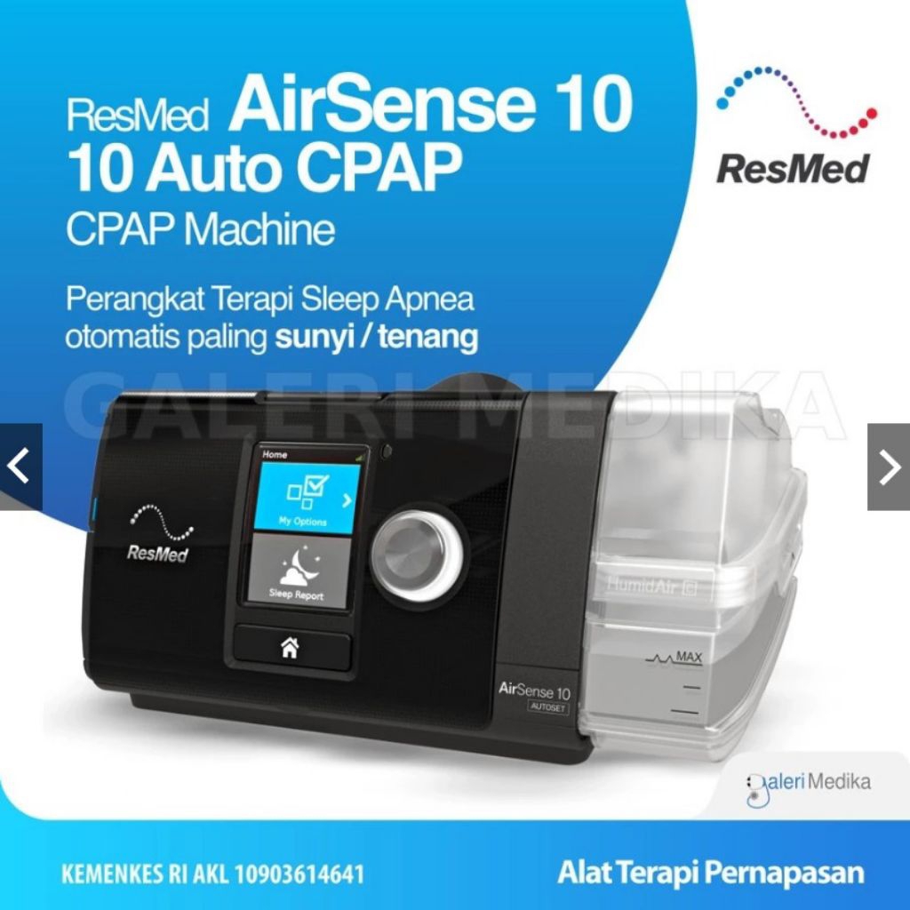 Jual Resmed AirSense 10 Auto CPAP Terapi Sleep Apnea (Belum Pernah ...
