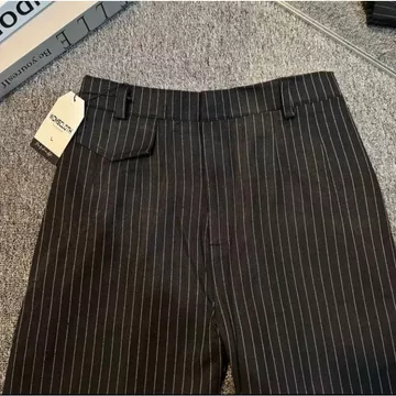 Oro Pants Stripe Bangkok Celana Wanita Antik Kusut Celana Highwaist Kulot Wanita Loose Pants