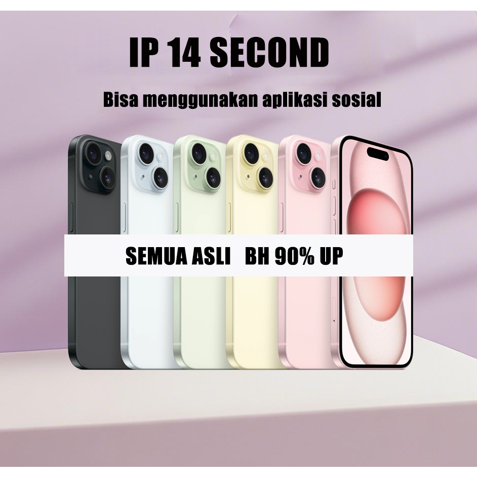 Jual IP 14 Second 256gb/128GB Lcd 100% Original TERBAIK fullset No ...