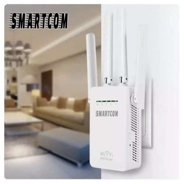 Jual SMARTCOM 300M Wireless Wifi Range Extender Router Repeater WR03T ...