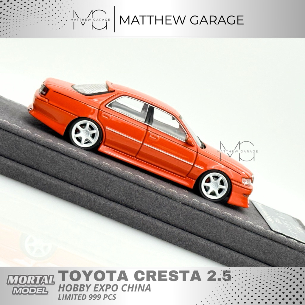 Jual MORTAL MODEL 1:64 TOYOTA CRESTA JZX100 ORANGE HOBBY EXPO