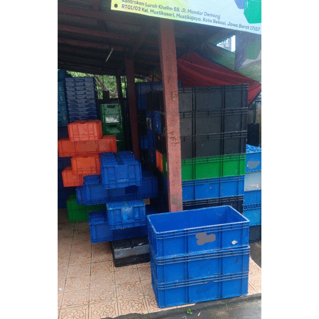 Jual box contener no:6655 bekas ( P 67,L33,T19cm) | Shopee Indonesia