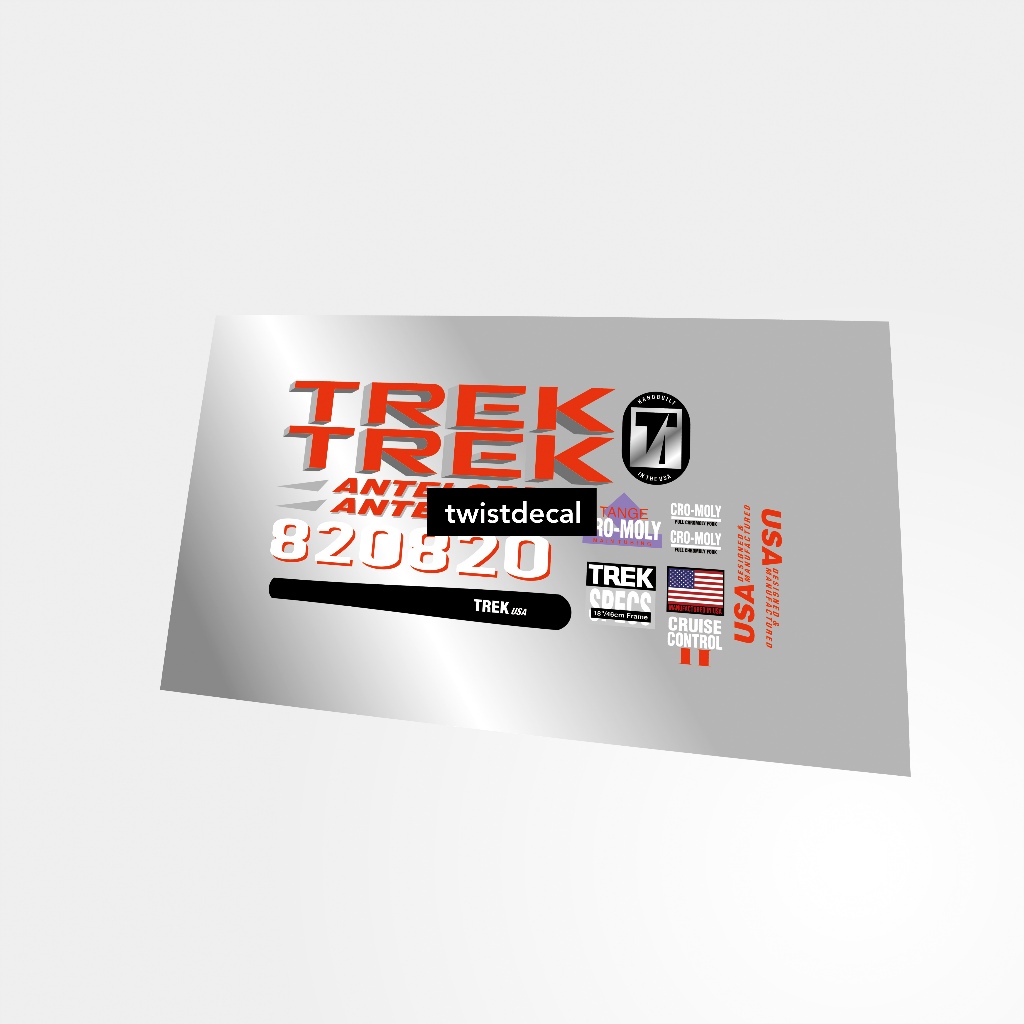 Jual DECAL TREK (MOUNTAIN TRACK, ANTELOPE, ZX SERIES) | Shopee