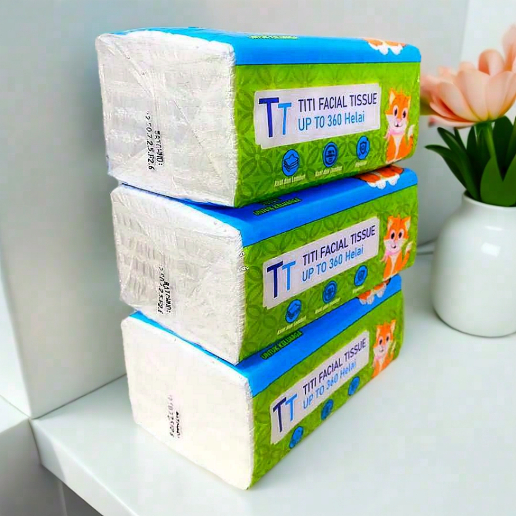 Jual paket 3 pack tissue titi 260helai 2 ply, tisu murah promo | Shopee ...