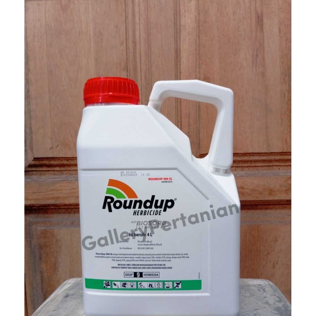 Jual Herbisida Roundup 486SL 4L Obat Pembasmi Rumput Dan Gulma | Shopee ...