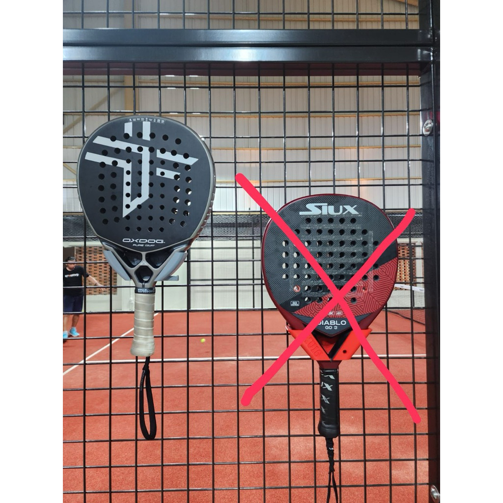 Jual PADEL racket hanger | padel stand | padel racket stand | padel ...