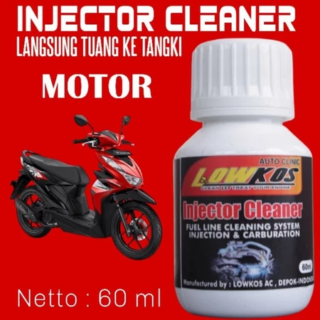 Beli 2 Gratis 1 Termurah No.1 Lowkos Injector Cleaner Motor Mobil 60ML