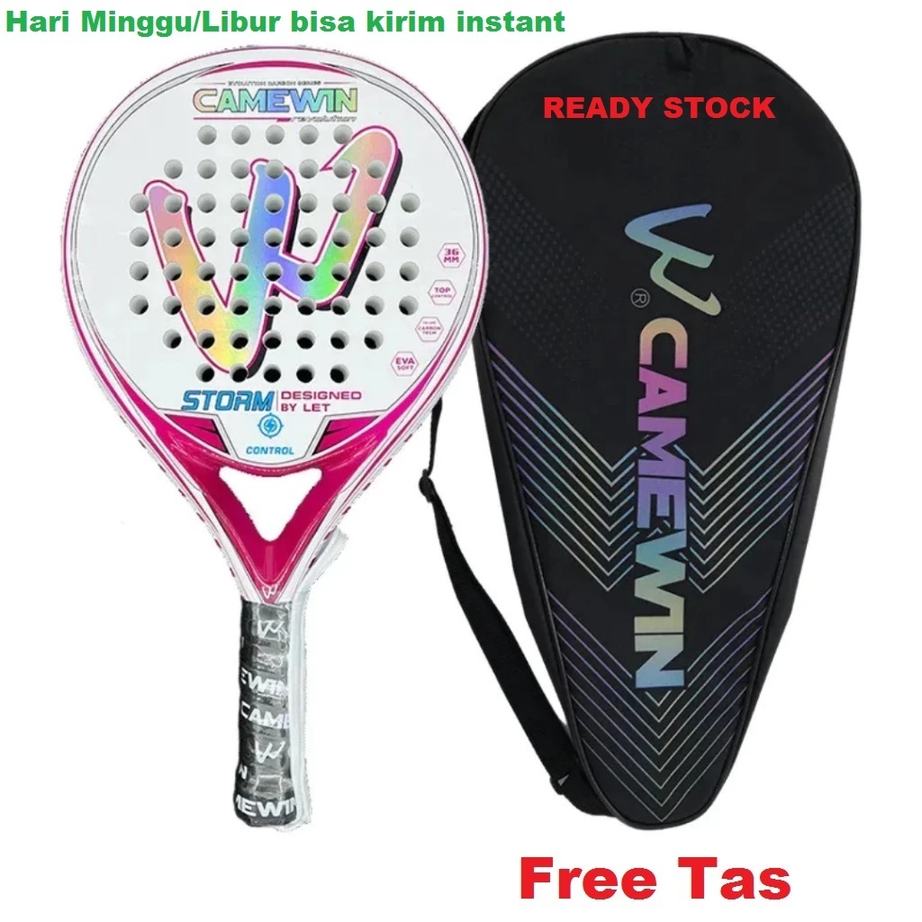 Jual IANONI CWIN Padel Racket Raket Full Carbon - Bahan Carbon Fiber ...