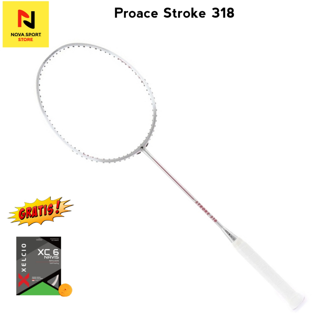 Jual Raket Badminton Pro ace Stroke 318 | Shopee Indonesia