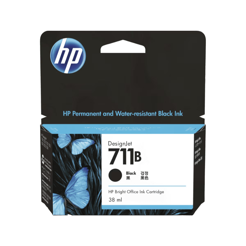 HP Tinta Printer 711 Black XL, Black, Cyan, Magenta, Yellow Original [3WX01A, 3WX00A, CZ130A, CZ131A, CZ132A] (2)