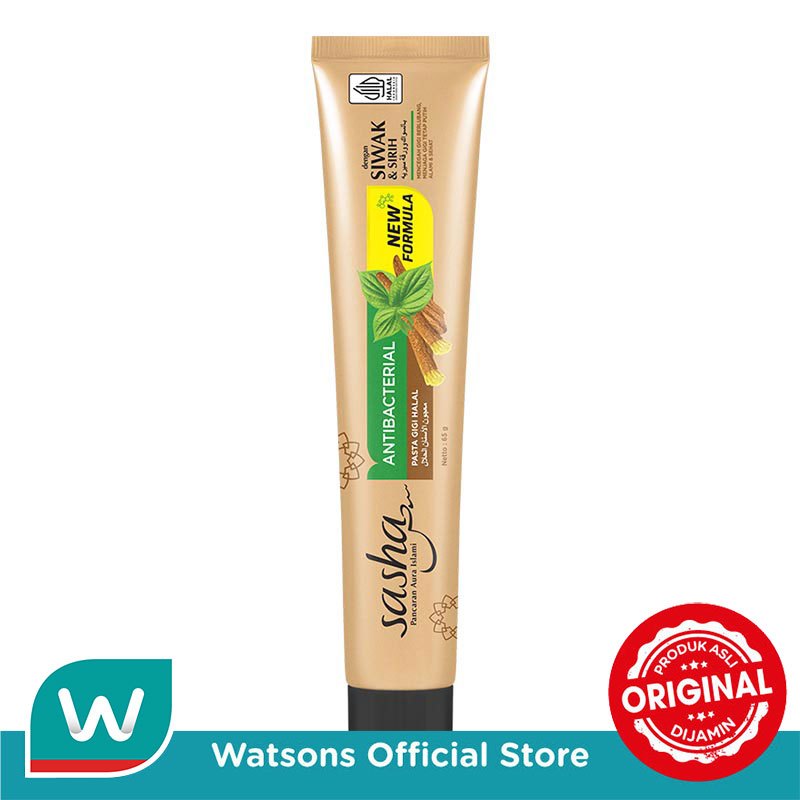 Jual Sasha Siwak Toothpaste Anti-Bacterial 150g | Shopee Indonesia