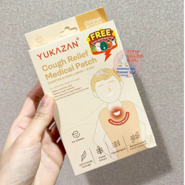 Jual yukazan cough patch relief kids adult patch batuk | Shopee Indonesia