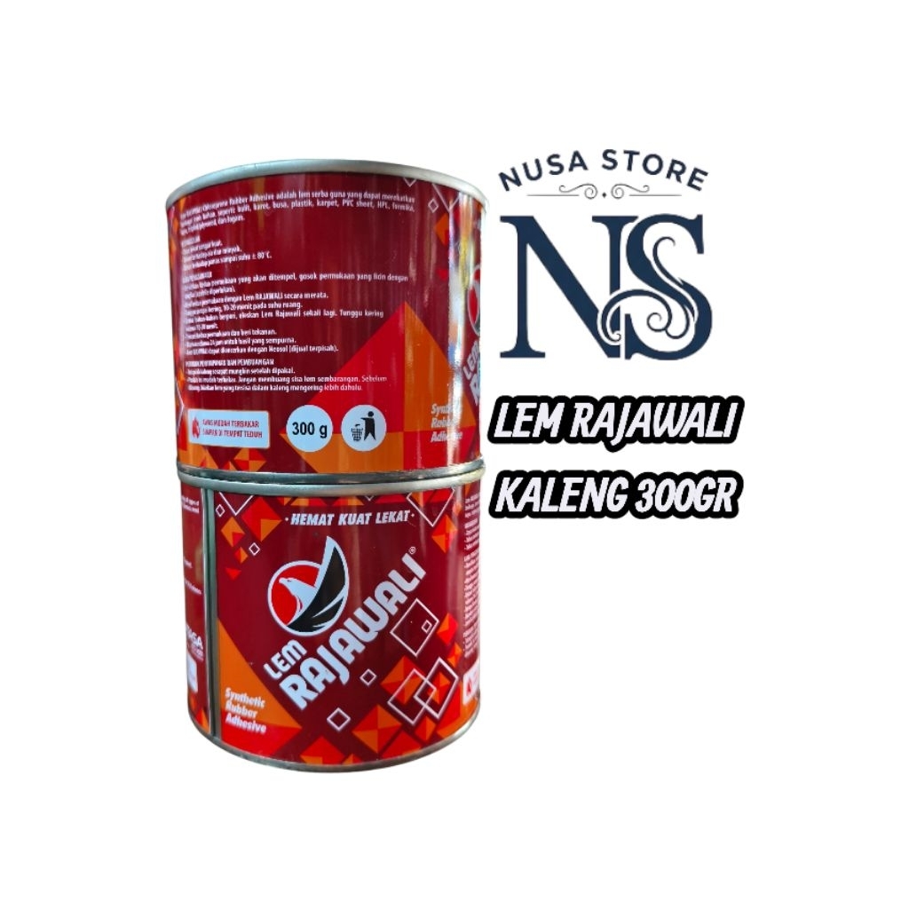 Jual [300 GR] LEM RAJAWALI KUNING KALENG 300 GRAM / LEM KUNING / LEM ...