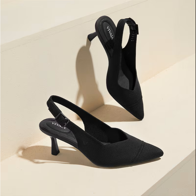 Jual VIVAIA Sepatu Wanita Pointed-Toe Slingback Sandals (Addison