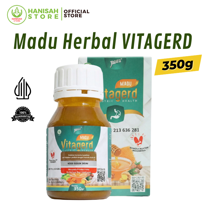 Jual Madu Herbal VITAGERD Original | Official Store Herbal Asam Lambung ...
