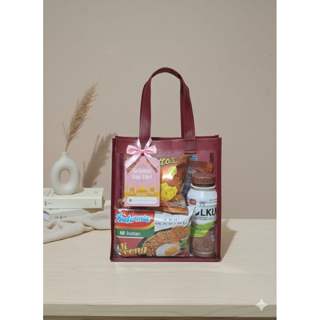 SPESIAL Tas idul fitri Tas hampers lebaran ISI 10 pcs SIZE S kecil 20x10x20 FREE Kartu ucapan idul fitri