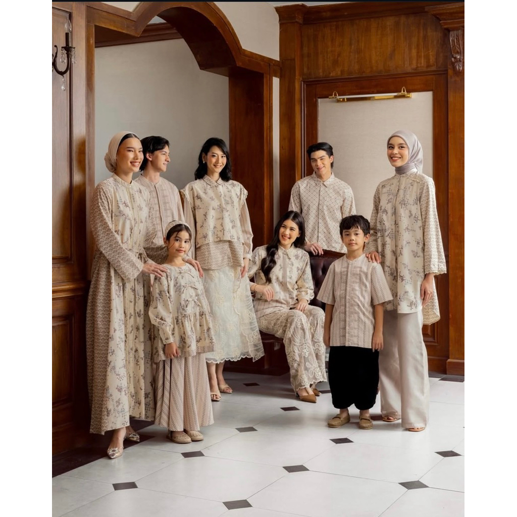 Jual On “Cream” Serenada Family Raya Set brand by Geulis! | Shopee ...