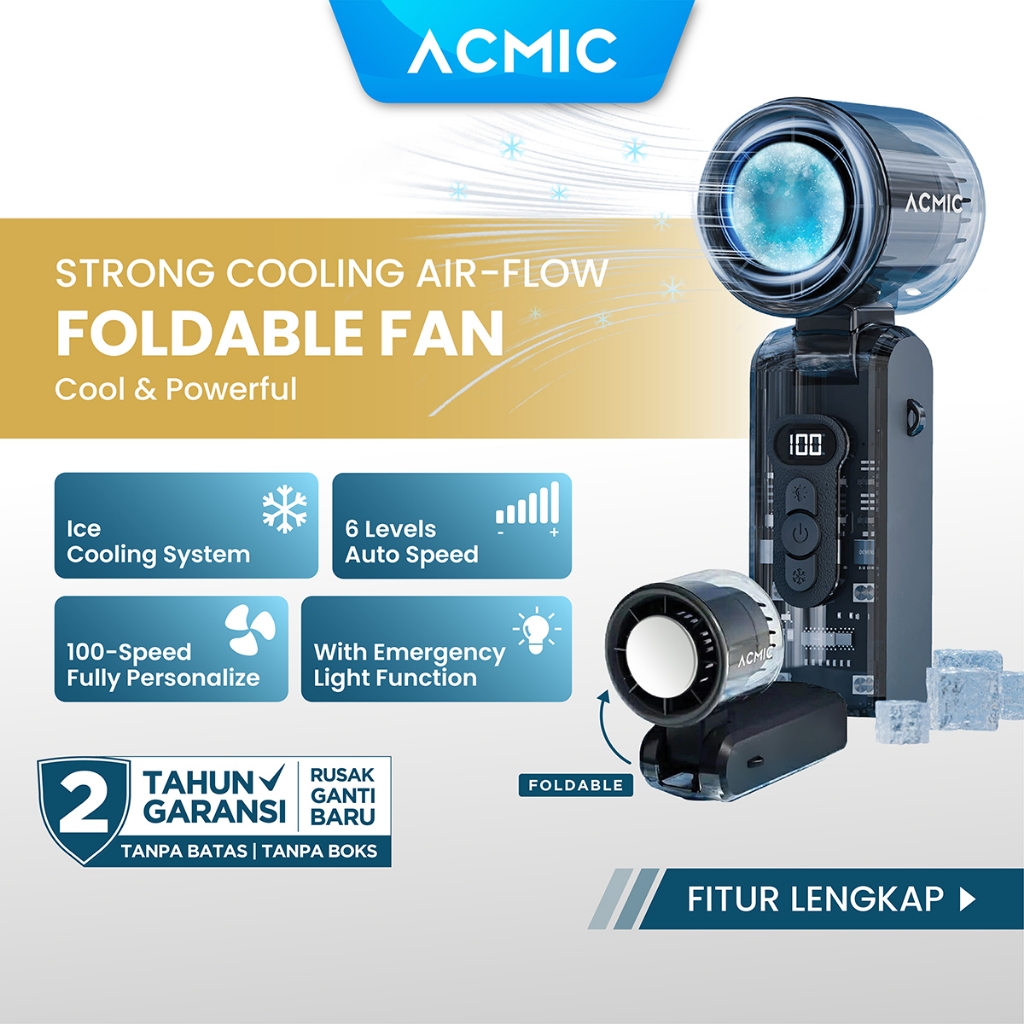 Jual [New Launch] ACMIC Ice Cooling Fan CF01 Kipas Angin AC Mini ...