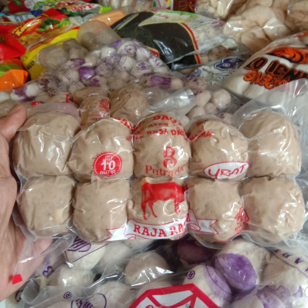 Jual Bakso urat Raja raos daging sapi isi 10 butir | Shopee Indonesia