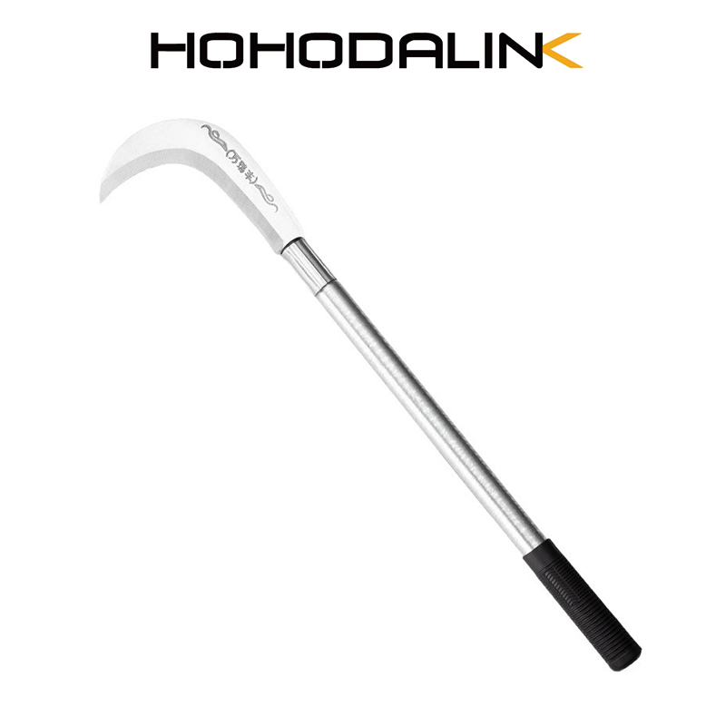 HOHODALINK 77/96/117cm Sabit Arit Rumput Baja Asli /Pemangkas Rumput Multifungsi / Sabit Ranting Pohon Sabit Rumput Arit Padi Alat Pembelah Bambu