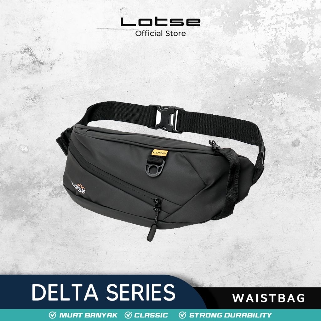 Jual LOTSE DELTA Waistbag Tas Selempang Pria Tas Selempang Anti Air ...